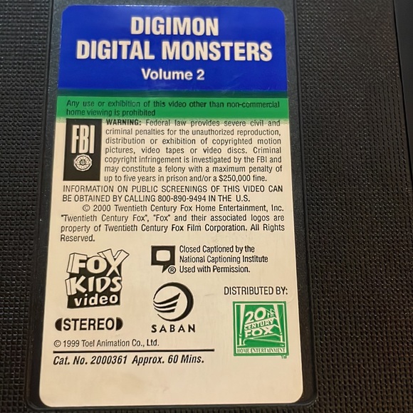 Media | Digimon Digital Monsters Vhs | Poshmark